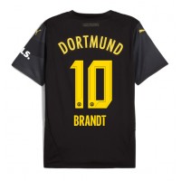 Fotballdrakt Herre Borussia Dortmund Julian Brandt #10 Bortedrakt 2024-25 Kortermet